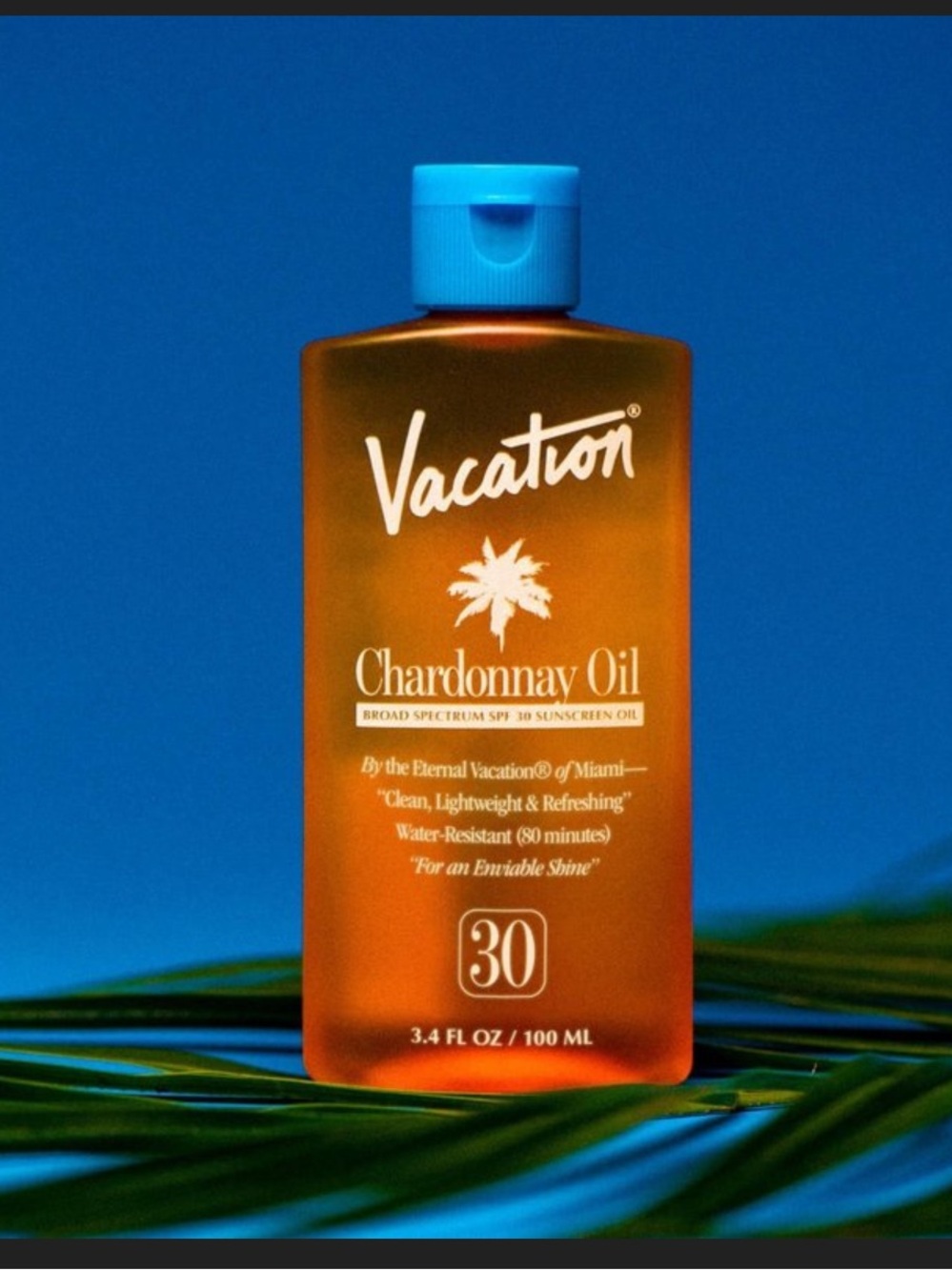 Vacation Chardonnay Oil Sunscreen -
SPF 30 - 3.4 fl oz
